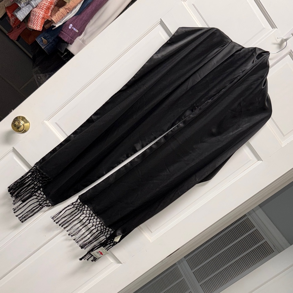 Liz Claiborne Handmade Scarf with Fringe